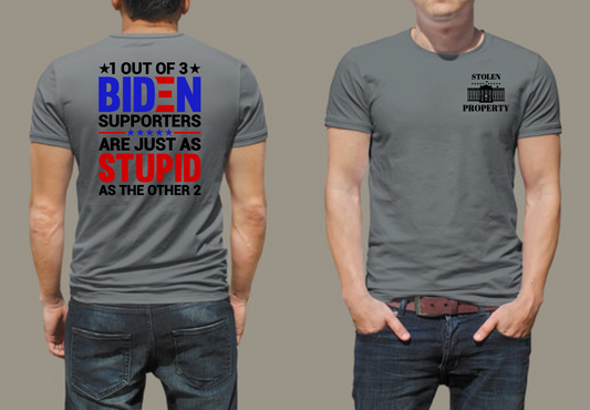 BIDEN SUPPORTERS and STOLEN PROPERTY Graphic Tee