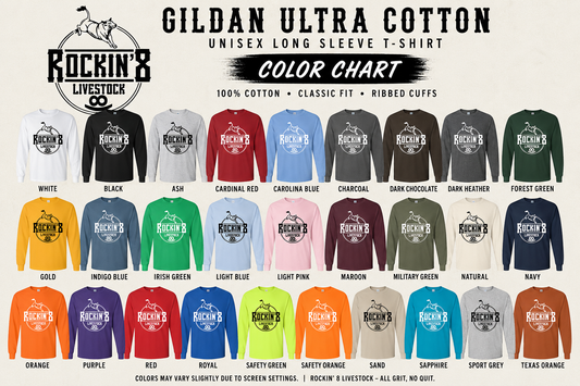 Long Sleeve Gildan Unisex Ultra Cotton