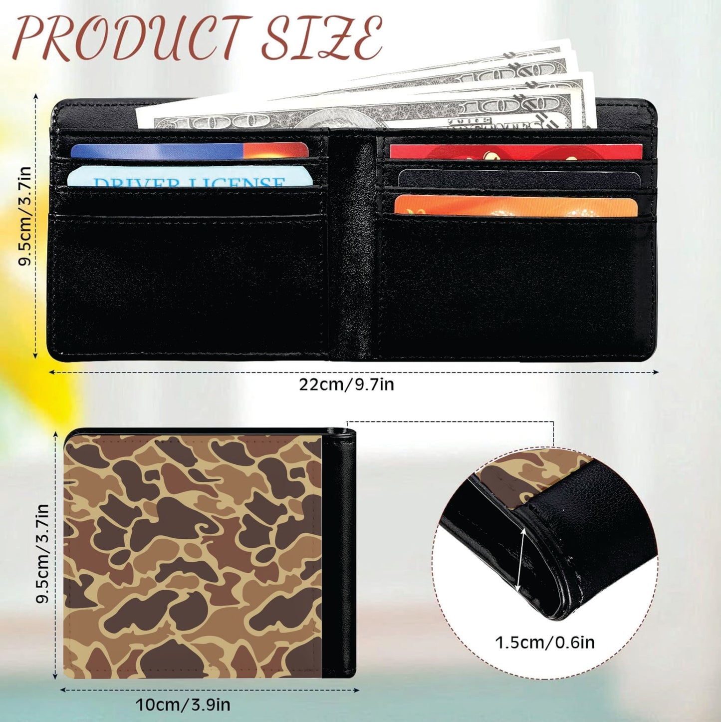 Old School Camo - Wallet or Clutch